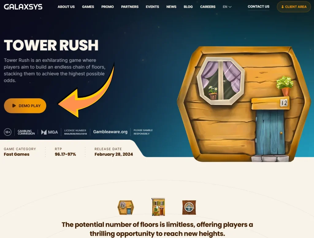 Tower Rush – Demo-Version starten